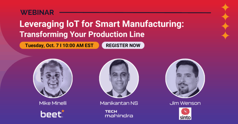 Webinar | Leveraging loT for Smart Manufacturing